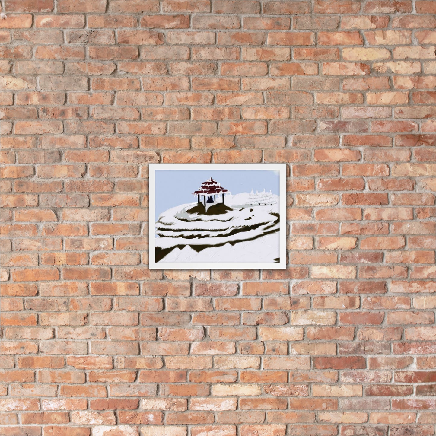 Refuge Hill Framed photo paper poster