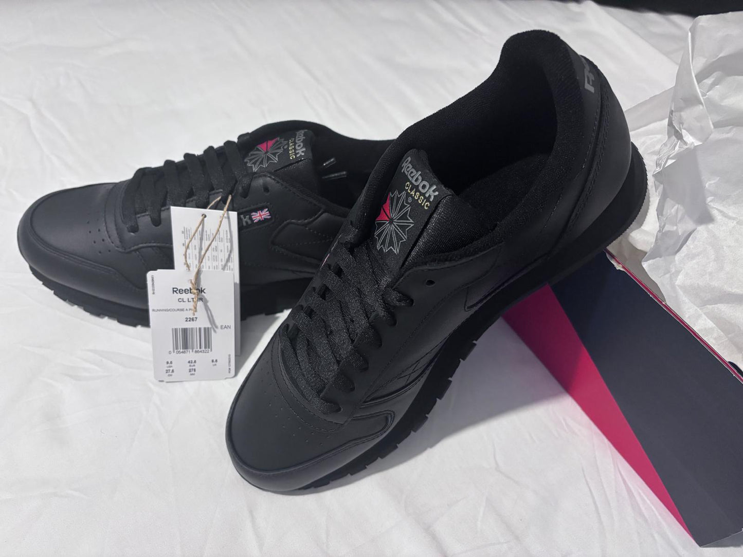 Reebok Classic Men Running Course a Pied CLLTHR Black -2267