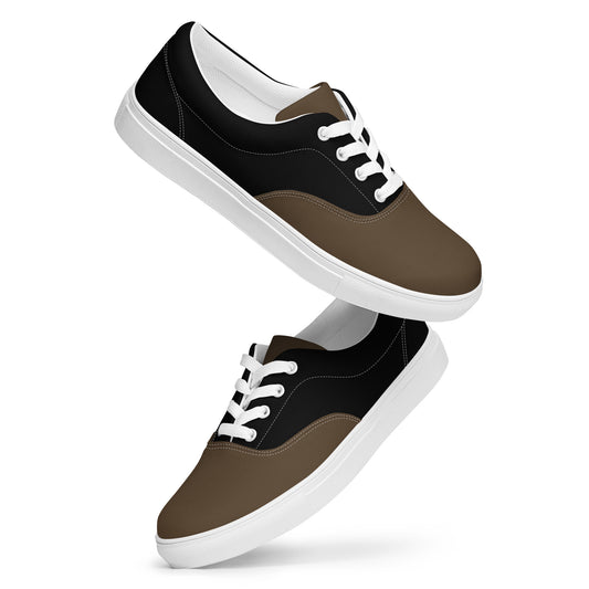 Men’s lace-up canvas shoes