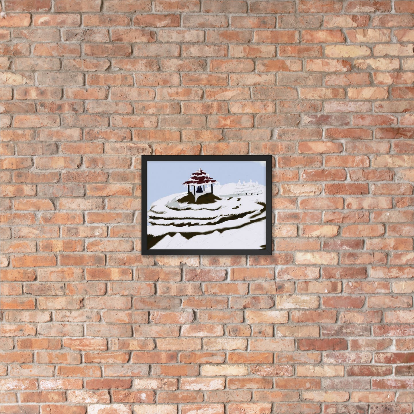 Refuge Hill Framed photo paper poster