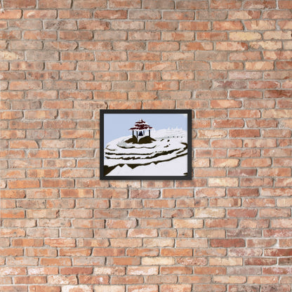 Refuge Hill Framed photo paper poster