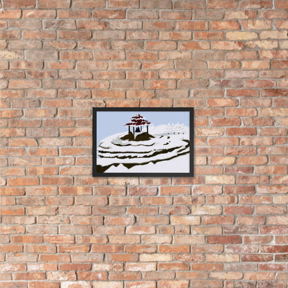 Refuge Hill Framed photo paper poster