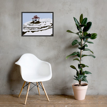 Refuge Hill Framed photo paper poster