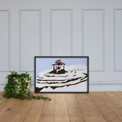 Refuge Hill Framed photo paper poster