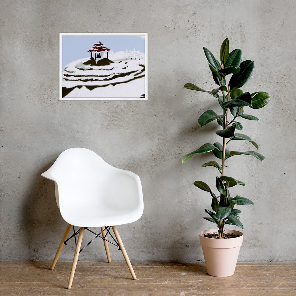 Refuge Hill Framed photo paper poster