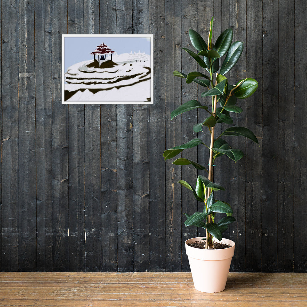 Refuge Hill Framed photo paper poster