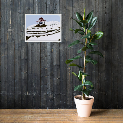 Refuge Hill Framed photo paper poster