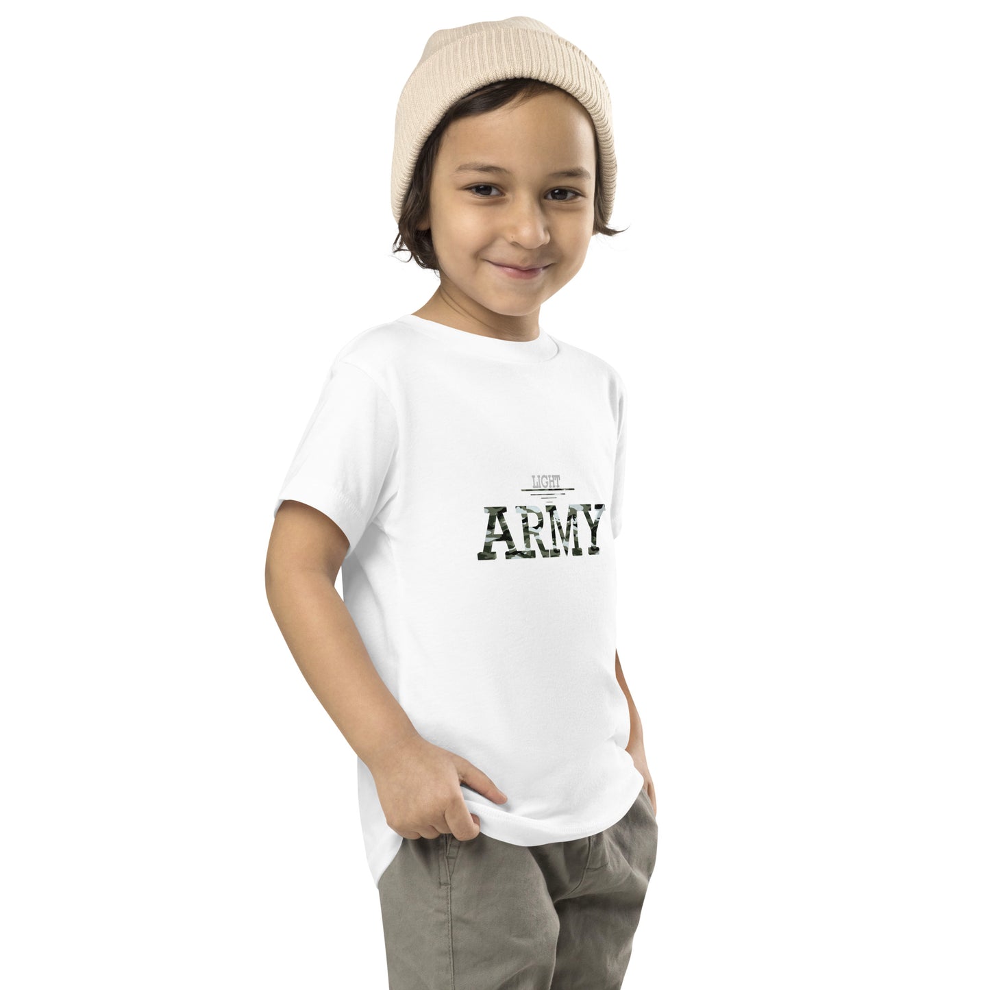 Light Army Toddler Short Sleeve Tee