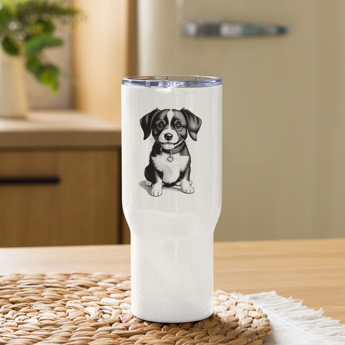 Poochy Travel mug with a handle