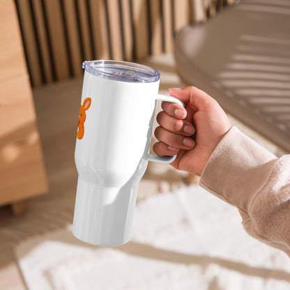 Cute Bunnies Travel mug with a handle