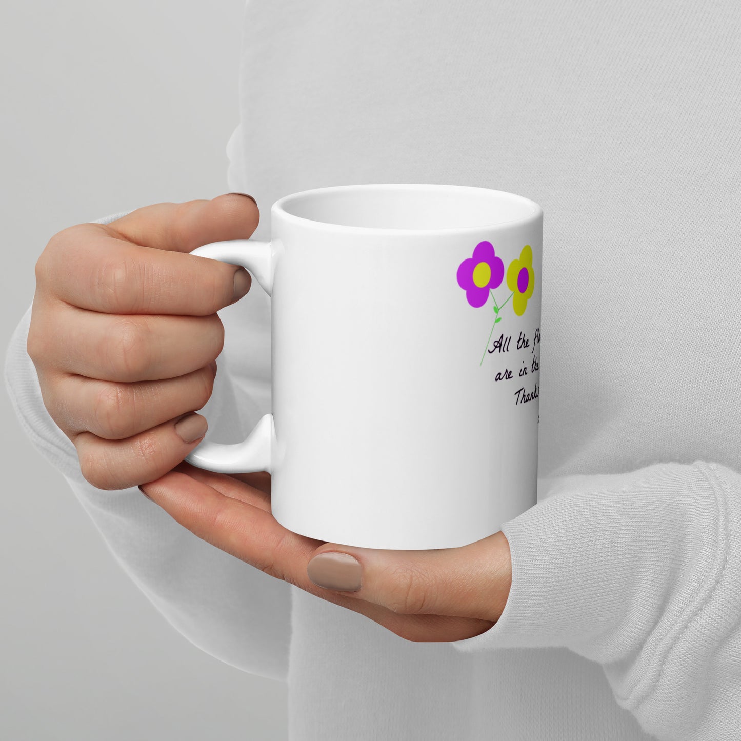 Seeds Ceramic Mug - Microwave and Dishwasher Safe -Mugs