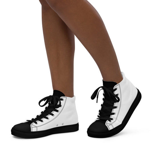 Women’s high top canvas shoes