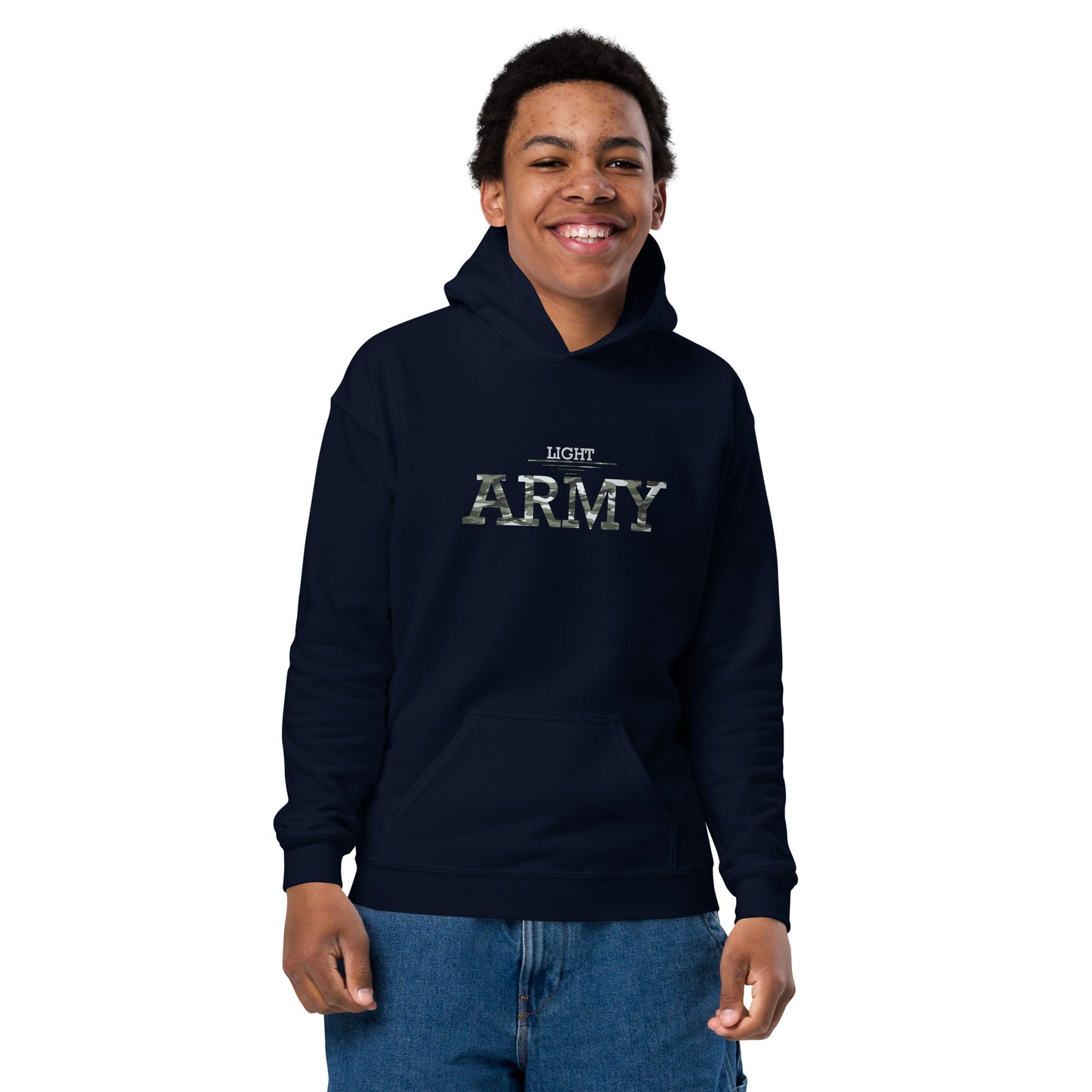 Light Army Youth Heavy Blend Hoodie